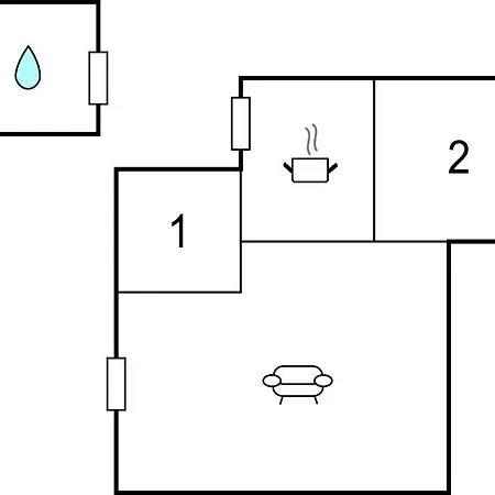 An Amazing House In With 2 Bedrooms Feriehus *